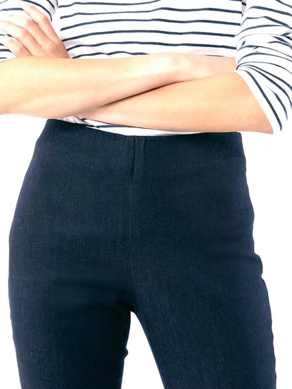 Ann Mashburn Denim Faye Pant and Balloon Sleeve top Co-ord - Picture 8 of 8